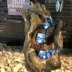 Cheap ⭐ Sunnydaze Decor Sunnydaze Indoor Home Decorative Cascading Caves Waterfall Tabletop Water Fountain with LED Lights - 14" 👍 -Garden Decor Shop unnamed file 7430