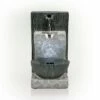 Discount ✨ Alpine Corporation Alpine 14" Modern Cascading Tabletop Fountain with LED Lights Gray ⌛ -Garden Decor Shop unnamed file 7433