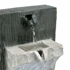 Discount ✨ Alpine Corporation Alpine 14" Modern Cascading Tabletop Fountain with LED Lights Gray ⌛ 12 Discount ✨ Alpine Corporation Alpine 14" Modern Cascading Tabletop Fountain with LED Lights Gray ⌛ -Garden Decor Shop unnamed file 7437