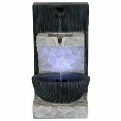 Cheap 😍 Sunnydaze Decor Sunnydaze Indoor Home Office Decorative Tranquil Basin Tabletop Water Fountain Feature with LED Light - 13" 🧨 -Garden Decor Shop unnamed file 7459