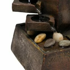 Top 10 ⭐ Alpine Corporation 11" Resin Tiered Stone Eternity Tabletop Fountain Brown 🧨 -Garden Decor Shop unnamed file 7466