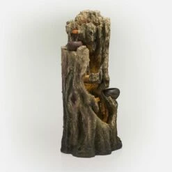 New 👍 Alpine Corporation Alpine 52" Cascading Willow Tree Fountain with LED Lights Warm White/Gray ✔️ -Garden Decor Shop unnamed file 7470