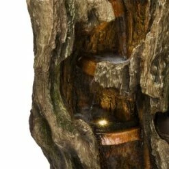 New 👍 Alpine Corporation Alpine 52" Cascading Willow Tree Fountain with LED Lights Warm White/Gray ✔️ -Garden Decor Shop unnamed file 7471