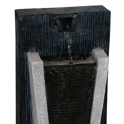 Brand new ✔️ Sunnydaze Decor Sunnydaze Indoor Home Office Decorative Gentle Virtue Tabletop Water Fountain with LED Light - 13" - Black ✨ 5 Brand new ✔️ Sunnydaze Decor Sunnydaze Indoor Home Office Decorative Gentle Virtue Tabletop Water Fountain with LED Light - 13" - Black ✨ - Image 3