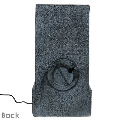 Brand new ✔️ Sunnydaze Decor Sunnydaze Indoor Home Office Decorative Gentle Virtue Tabletop Water Fountain with LED Light - 13" - Black ✨ 10 Brand new ✔️ Sunnydaze Decor Sunnydaze Indoor Home Office Decorative Gentle Virtue Tabletop Water Fountain with LED Light - 13" - Black ✨ - Image 8