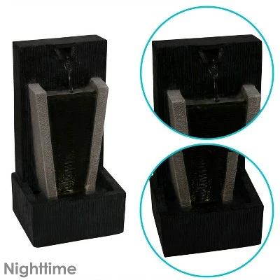 Brand new ✔️ Sunnydaze Decor Sunnydaze Indoor Home Office Decorative Gentle Virtue Tabletop Water Fountain with LED Light - 13" - Black ✨ 11 Brand new ✔️ Sunnydaze Decor Sunnydaze Indoor Home Office Decorative Gentle Virtue Tabletop Water Fountain with LED Light - 13" - Black ✨ - Image 9