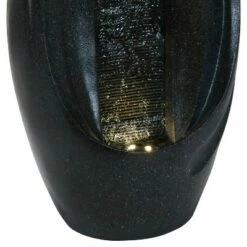 Cheap ✔️ Sunnydaze Decor Sunnydaze Indoor Home Decorative Ethereal Essence Tabletop Water Fountain with LED Light - 13" - Black 🧨 -Garden Decor Shop unnamed file 7523