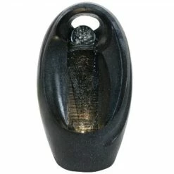 Cheap ✔️ Sunnydaze Decor Sunnydaze Indoor Home Decorative Ethereal Essence Tabletop Water Fountain with LED Light - 13" - Black 🧨 -Garden Decor Shop unnamed file 7525