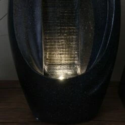 Cheap ✔️ Sunnydaze Decor Sunnydaze Indoor Home Decorative Ethereal Essence Tabletop Water Fountain with LED Light - 13" - Black 🧨 -Garden Decor Shop unnamed file 7528