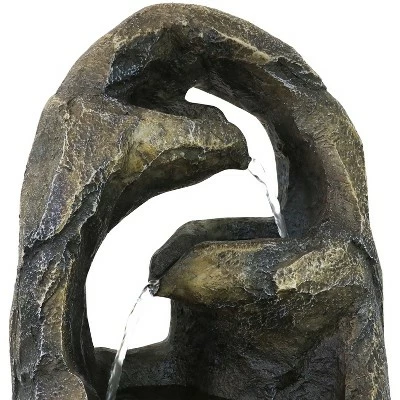 Hot Sale π₯ Sunnydaze Decor Sunnydaze Indoor Home Office Decorative Resin Cavernous Rock Tiers Tabletop Water Fountain Feature - 12" π 4 Hot Sale π₯ Sunnydaze Decor Sunnydaze Indoor Home Office Decorative Resin Cavernous Rock Tiers Tabletop Water Fountain Feature - 12" π - Image 2