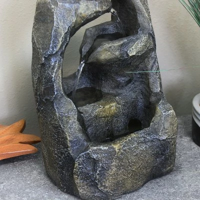 Hot Sale π₯ Sunnydaze Decor Sunnydaze Indoor Home Office Decorative Resin Cavernous Rock Tiers Tabletop Water Fountain Feature - 12" π 7 Hot Sale π₯ Sunnydaze Decor Sunnydaze Indoor Home Office Decorative Resin Cavernous Rock Tiers Tabletop Water Fountain Feature - 12" π - Image 5