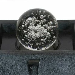 Best Pirce 👍 Sunnydaze Decor Sunnydaze Indoor Home Decorative Soothing Matrix Tabletop Water Fountain with LED Light - 12" - Black 💯 -Garden Decor Shop unnamed file 7549