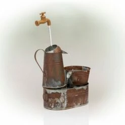Cheap π Rustic Invisible Flowing Spout Watering Can Fountain - Alpine Corporation π€© 9 Cheap π Rustic Invisible Flowing Spout Watering Can Fountain - Alpine Corporation π€© -Garden Decor Shop unnamed file 7560
