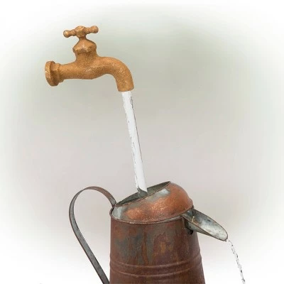 Cheap π Rustic Invisible Flowing Spout Watering Can Fountain - Alpine Corporation π€© 6 Cheap π Rustic Invisible Flowing Spout Watering Can Fountain - Alpine Corporation π€© - Image 4