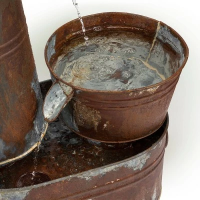 Cheap π Rustic Invisible Flowing Spout Watering Can Fountain - Alpine Corporation π€© 7 Cheap π Rustic Invisible Flowing Spout Watering Can Fountain - Alpine Corporation π€© - Image 5