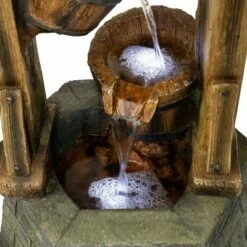 Best Pirce ⭐ Alpine Corporation Alpine 32" Water Well Barrel Fountain ✔️ -Garden Decor Shop unnamed file 7576