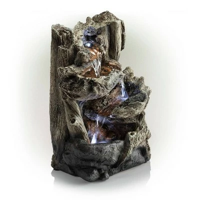 Best Pirce β€οΈ Alpine Corporation 14" 5-Tier Rainforest Fountain With LED Lights - Brown π 4 Best Pirce β€οΈ Alpine Corporation 14" 5-Tier Rainforest Fountain With LED Lights - Brown π - Image 2