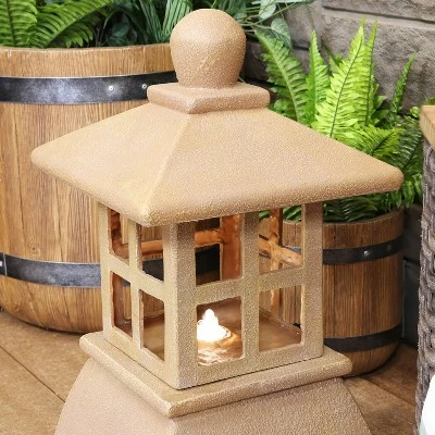 New ๐ Sunnydaze Decor Sunnydaze 23"H Electric Resin Zen Lantern Outdoor Water Fountain with LED Lights ๐งจ 7 New ๐ Sunnydaze Decor Sunnydaze 23"H Electric Resin Zen Lantern Outdoor Water Fountain with LED Lights ๐งจ - Image 5