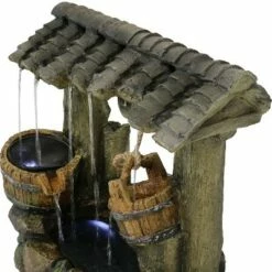 Brand new ✨ Sunnydaze Decor Sunnydaze 25"H Electric Polyresin Enchanted Wishing Well Outdoor water Fountain with LED Lights 🥰 -Garden Decor Shop unnamed file 7638