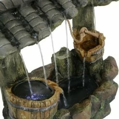Brand new ✨ Sunnydaze Decor Sunnydaze 25"H Electric Polyresin Enchanted Wishing Well Outdoor water Fountain with LED Lights 🥰 -Garden Decor Shop unnamed file 7640