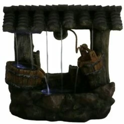 Brand new ✨ Sunnydaze Decor Sunnydaze 25"H Electric Polyresin Enchanted Wishing Well Outdoor water Fountain with LED Lights 🥰 -Garden Decor Shop unnamed file 7643