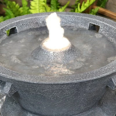 Buy 🔥 Sunnydaze Decor Sunnydaze 20"H Electric Resin 2-Tier Round Bird Bath Outdoor Water Fountain with LED Lights 👍 9 Buy 🔥 Sunnydaze Decor Sunnydaze 20"H Electric Resin 2-Tier Round Bird Bath Outdoor Water Fountain with LED Lights 👍 - Image 7