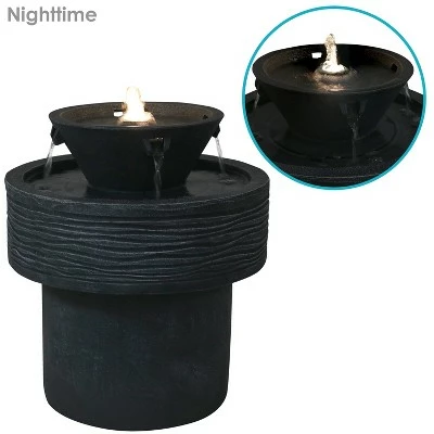 Buy 🔥 Sunnydaze Decor Sunnydaze 20"H Electric Resin 2-Tier Round Bird Bath Outdoor Water Fountain with LED Lights 👍 12 Buy 🔥 Sunnydaze Decor Sunnydaze 20"H Electric Resin 2-Tier Round Bird Bath Outdoor Water Fountain with LED Lights 👍 - Image 10