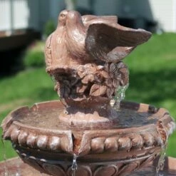 Brand new 🥰 Sunnydaze Decor Sunnydaze 43"H Electric Resin and Concrete 3-Tier Pair of Doves Outdoor Water Fountain 🎁 -Garden Decor Shop unnamed file 7669