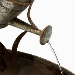 Best reviews of ✨ Farm Girl Silhouette Watering Can Metal Fountain - Alpine Corporation 🥰 -Garden Decor Shop unnamed file 7675