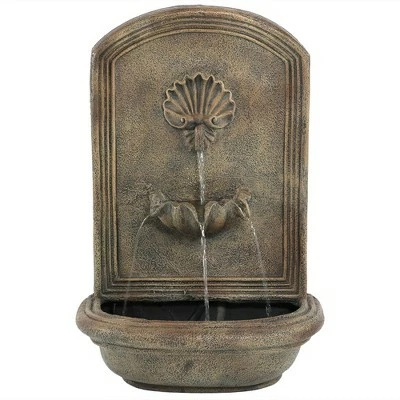 Best deal 🥰 Sunnydaze Decor Sunnydaze 27"H Solar Only Polystone Seaside Outdoor Wall-Mount Water Fountain, Florentine Stone Finish 🔔 9 Best deal 🥰 Sunnydaze Decor Sunnydaze 27"H Solar Only Polystone Seaside Outdoor Wall-Mount Water Fountain, Florentine Stone Finish 🔔 - Image 7