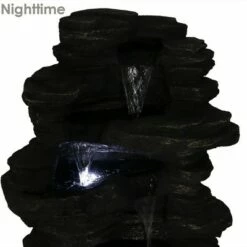 Buy ❤️ Sunnydaze Decor Sunnydaze 39"H Electric Polystone Rock Falls Waterfall Outdoor Water Fountain with LED Lights 🔥 -Garden Decor Shop unnamed file 7730