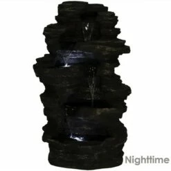 Buy ❤️ Sunnydaze Decor Sunnydaze 39"H Electric Polystone Rock Falls Waterfall Outdoor Water Fountain with LED Lights 🔥 -Garden Decor Shop unnamed file 7735