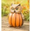 Best Sale 💯 Wind & Weather Owl in a Pumpkin Sculpture 🎁