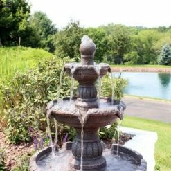 Budget 😀 Sunnydaze Decor Sunnydaze 49"H Electric Fiberglass and Resin 4-Tier Mediterranean Outdoor Water Fountain ✔️ -Garden Decor Shop unnamed file 7744
