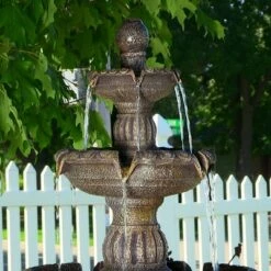 Budget 😀 Sunnydaze Decor Sunnydaze 49"H Electric Fiberglass and Resin 4-Tier Mediterranean Outdoor Water Fountain ✔️ -Garden Decor Shop unnamed file 7747