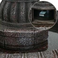 Budget 😀 Sunnydaze Decor Sunnydaze 49"H Electric Fiberglass and Resin 4-Tier Mediterranean Outdoor Water Fountain ✔️ -Garden Decor Shop unnamed file 7751