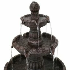 Budget 😀 Sunnydaze Decor Sunnydaze 49"H Electric Fiberglass and Resin 4-Tier Mediterranean Outdoor Water Fountain ✔️ -Garden Decor Shop unnamed file 7752