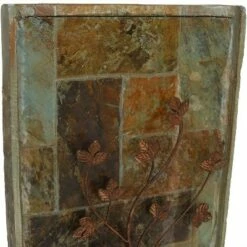 Coupon 🌟 Sunnydaze Decor Sunnydaze 32"H Electric Slate and Metal Climbing Vines Outdoor Water Fountain with LED Light 🛒 -Garden Decor Shop unnamed file 7757