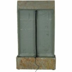 Coupon 🌟 Sunnydaze Decor Sunnydaze 32"H Electric Slate and Metal Climbing Vines Outdoor Water Fountain with LED Light 🛒 -Garden Decor Shop unnamed file 7761