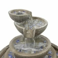 Best deal 😍 Sunnydaze Decor Sunnydaze 22" 5-Tier Mosaic Marvel Outdoor Water Fountain - Polystone Bowl Style 🎉 -Garden Decor Shop unnamed file 7791