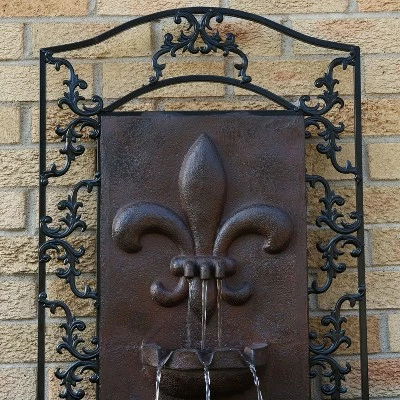 Best reviews of 𧨠Sunnydaze Decor Sunnydaze 33"H Solar-Powered Polystone French Lily Design Outdoor Wall-Mount Water Fountain, Weathered Iron Finish π₯° 9 Best reviews of 𧨠Sunnydaze Decor Sunnydaze 33"H Solar-Powered Polystone French Lily Design Outdoor Wall-Mount Water Fountain, Weathered Iron Finish π₯° - Image 7