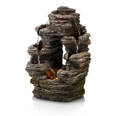 Best deal βοΈ Alpine Corporation Alpine 14" Layered Rock Fountain Brown 𧨠5 Best deal βοΈ Alpine Corporation Alpine 14" Layered Rock Fountain Brown 𧨠- Image 3