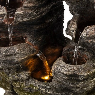 Best deal βοΈ Alpine Corporation Alpine 14" Layered Rock Fountain Brown 𧨠7 Best deal βοΈ Alpine Corporation Alpine 14" Layered Rock Fountain Brown 𧨠- Image 5