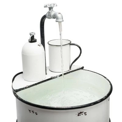 Best reviews of 🔥 Alpine Corporation 34" Metal Antique Cylindrical Fountain Sink with Stand White 😍 6 Best reviews of 🔥 Alpine Corporation 34" Metal Antique Cylindrical Fountain Sink with Stand White 😍 - Image 5