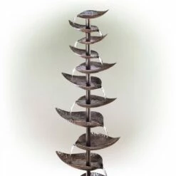 Outlet ⭐ Alpine Corporation 70" Metal Tiered Fountain Silver ❤️ -Garden Decor Shop unnamed file 8005
