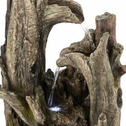 Deals 😉 Alpine Corporation 40" Resin 5-Tiered Rainforest Tree Trunk Fountain with LED Lights Bronze 🧨 -Garden Decor Shop unnamed file 8018