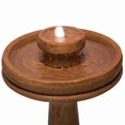 Budget 🎉 Alpine Corporation 29" Resin Outdoor 2-Tier Traditional Birdbath Water Fountain with LED Lights Brown 💯 9 Budget 🎉 Alpine Corporation 29" Resin Outdoor 2-Tier Traditional Birdbath Water Fountain with LED Lights Brown 💯 -Garden Decor Shop unnamed file 8036