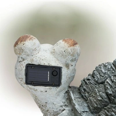 Promo π Alpine Corporation 10" Magnesium Oxide Solar Turtle Statue Gray π 7 Promo π Alpine Corporation 10" Magnesium Oxide Solar Turtle Statue Gray π - Image 5