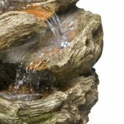 Cheapest 🎉 Alpine Corporation 32" Resin Rainforest Tiered Fountain with LED Lights Brown ❤️ -Garden Decor Shop unnamed file 8107