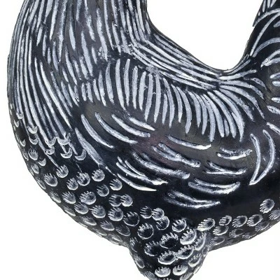 Best reviews of β 12.2" Resin Striped Rooster Statue Black and White - Exhart π₯ 5 Best reviews of β 12.2" Resin Striped Rooster Statue Black and White - Exhart π₯ - Image 3